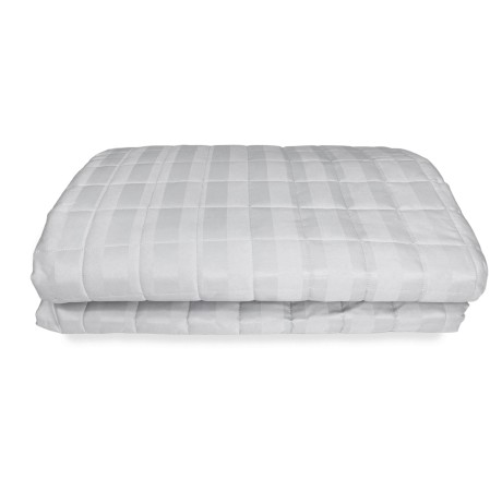 SATIN QUILTED BEDSPREAD...