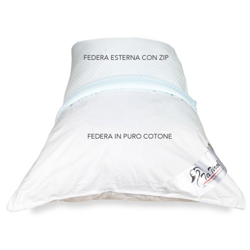 GUANCIALE Coussin plume Summer Goose FRESH Toujours frais Tex Tirol ©