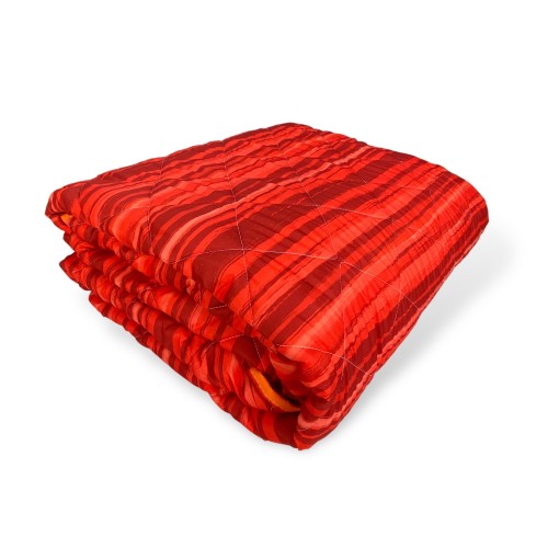 COLCHA ACOLCHADA LAZO © RAYAS Burdeos Rojo Burdeos Made in Italy