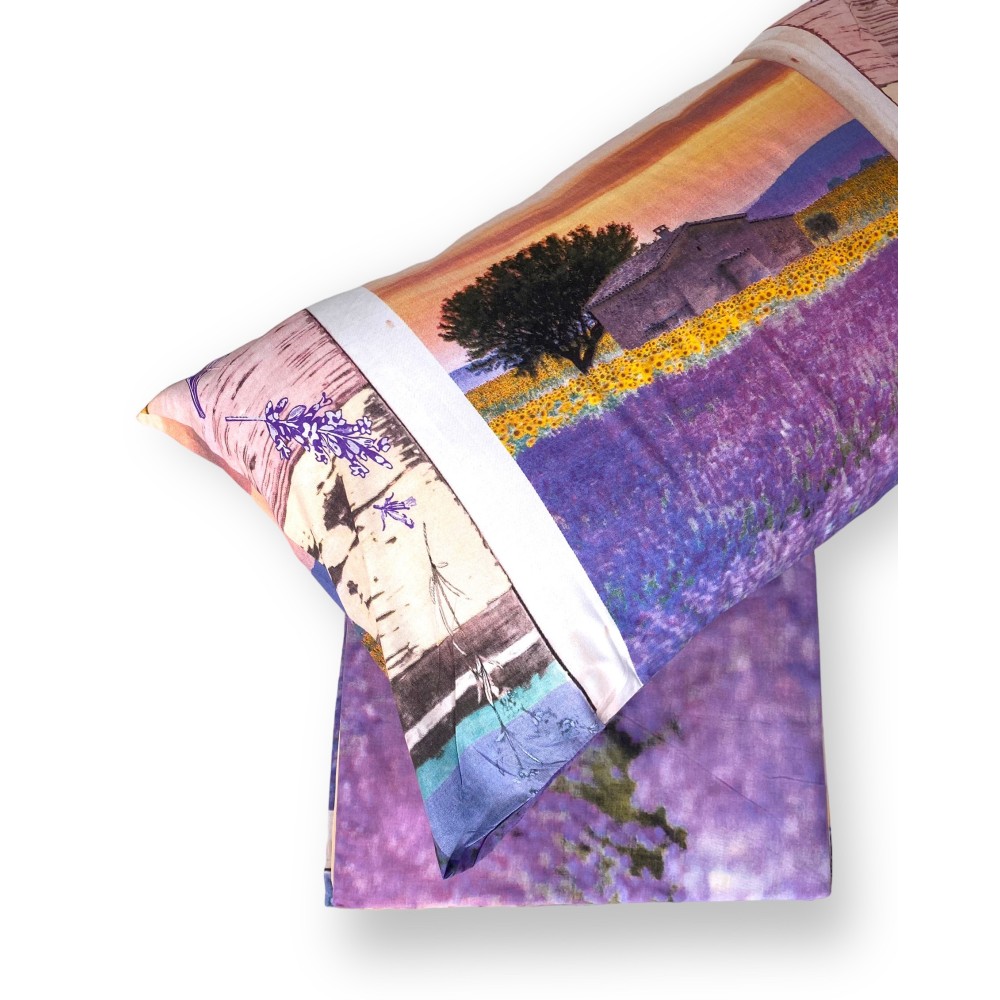 SET SHEET BEDSPREAD digital print LAVENDER PROVENÇAL BEDSPREAD With KEEP DOUBLE 2 DOUBLE bag