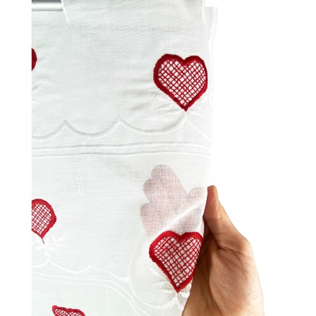 PAAR GLASVORHÄNGE HEART...