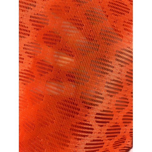 TENDA rete ZANZARIERA a ROMBO da esterno piombata in 8 misure diverse unito ARANCIO