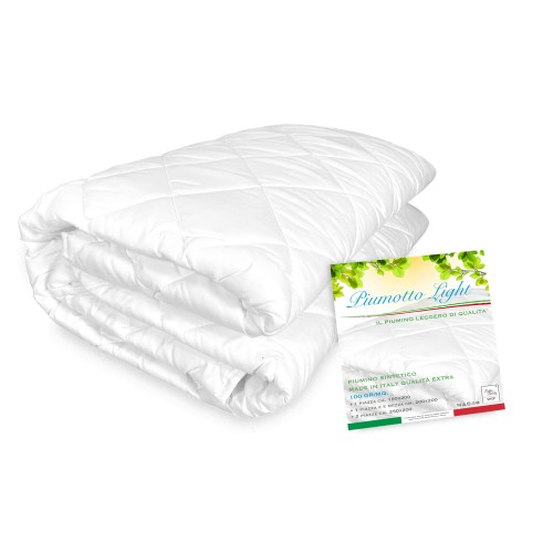 Hypoallergene SPRING SUMMER Synthetische Daunenjacke 100 gr./m². LIGHT DUVET Leicht Extra Qualität Made in Italy