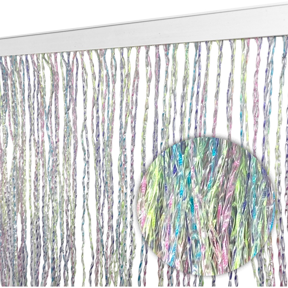 Scooby Doo © CURTAIN BEADS PVC Strands Soft Anti Noise Retardant MULTICOLOR