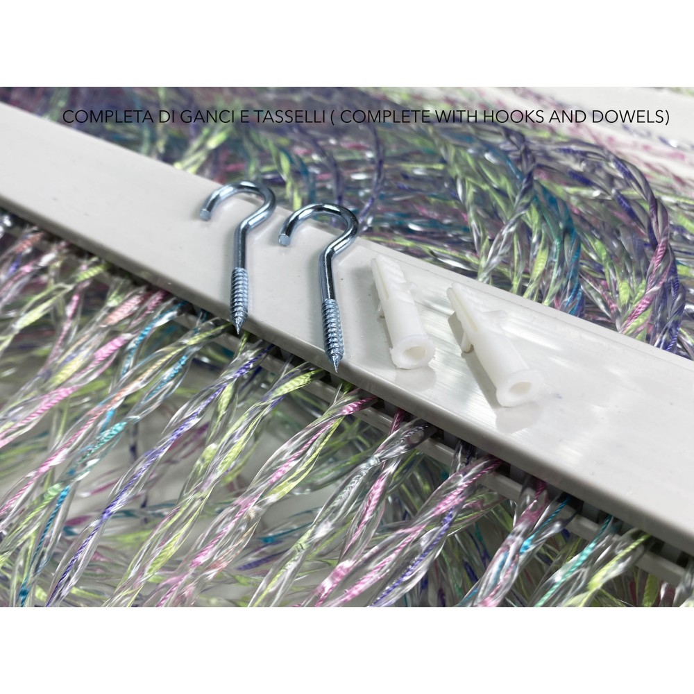 RIDEAU Perles Scooby Doo © WIRE PVC Soft Anti insectes anti-bruit MULTICOLORE