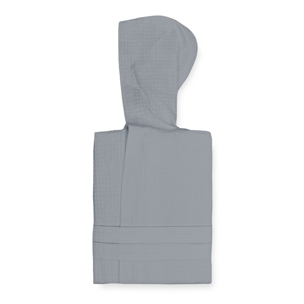 Peignoir Bee© Bee Nest en pur coton avec capuchon adulte GRIS