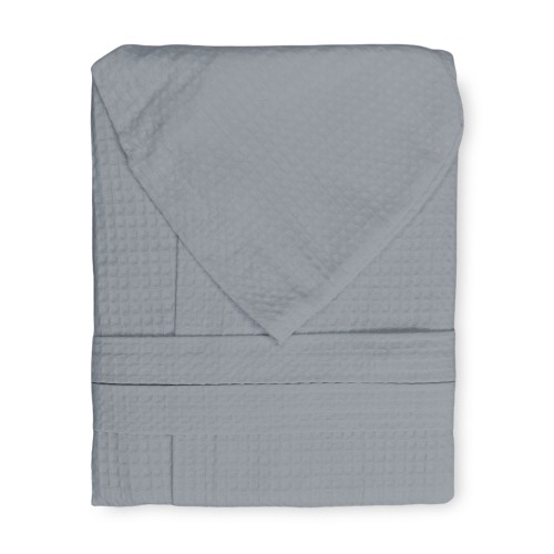 ACCAPPATOIO Nido Ape BEE© in Puro cotone con Cappuccio da Adulto GRIGIO