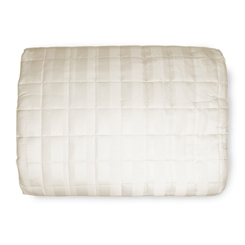BEDSPREAD matelassé RASATELLO rayé SOLID CREAM Double