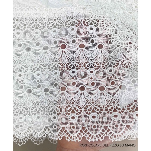 BEDSPREAD avec High Lace MACRAMÈ DOUBLE CREAM Idea SPOSA