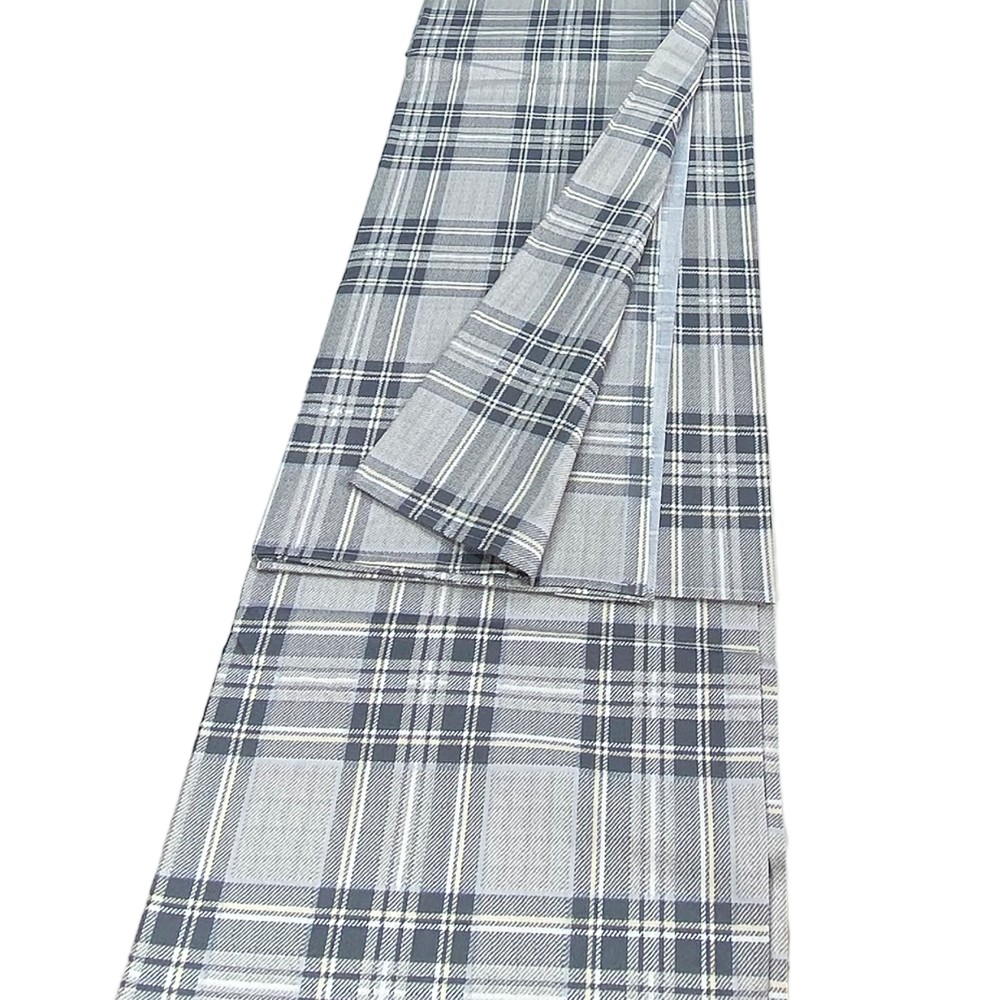 FURNISHING COVER GRAN SCARF bedspread SOFA COVER Scottish fabric Grey