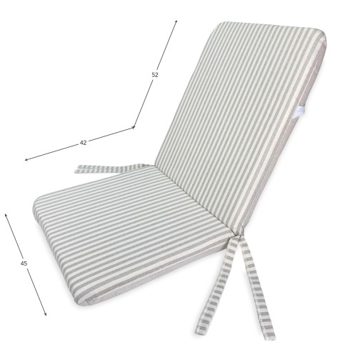 CUSCINO Sedia BASSO PER Poltrone SDRAIO Sfoderabile cm. 45X94X5 DA ESTERNO QUALITA Extra