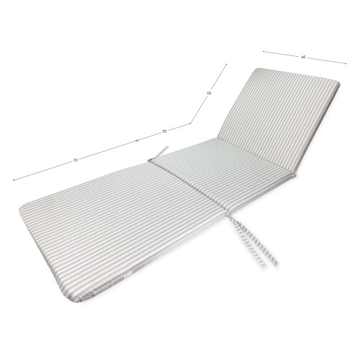 COUSSIN Transat TRANSAT Amovible cm. 60X180X5 Extérieur Qualité Extra