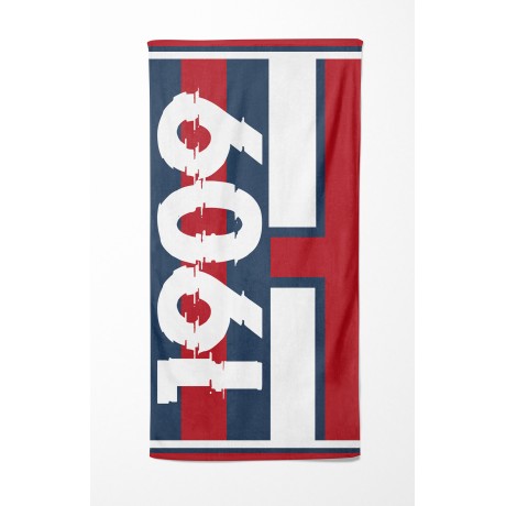 BEACH TOWEL in RED BLUE...
