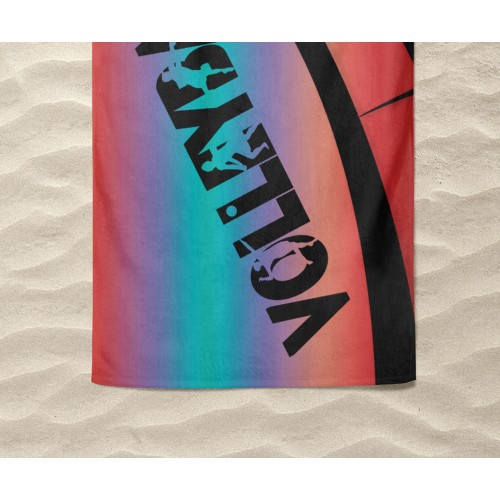 STRANDTUCH aus Frottee VOLLEY-BALL Volleyball groß Größe cm. 90 X 170 CM