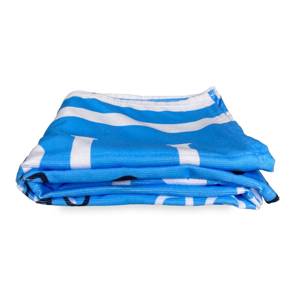 SERVIETTE DE PLAGE en éponge NAPOLI TI AMO mesure grand cm. 90 x 170