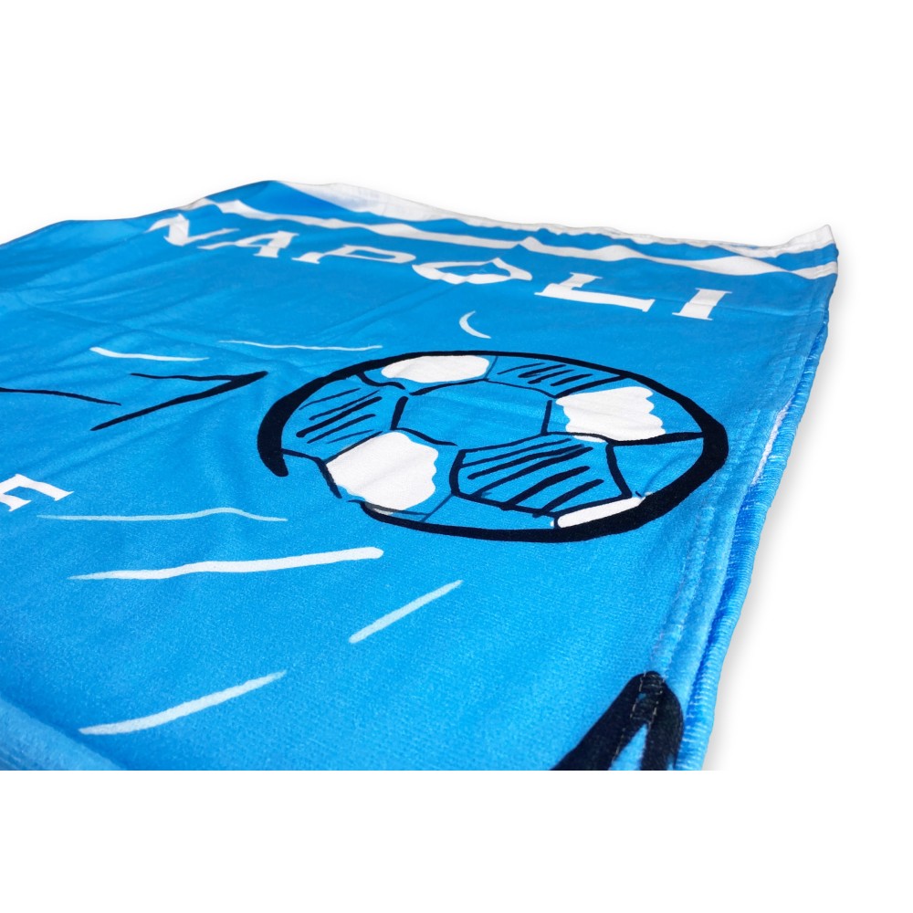 NAPLES I LOVE YOU TERRY BEACH TOWEL large size cm. 90 X 170