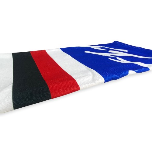 TERRY BEACH TOWEL BY YOUR SIDE I WILL BE large size cm. 90 X 170