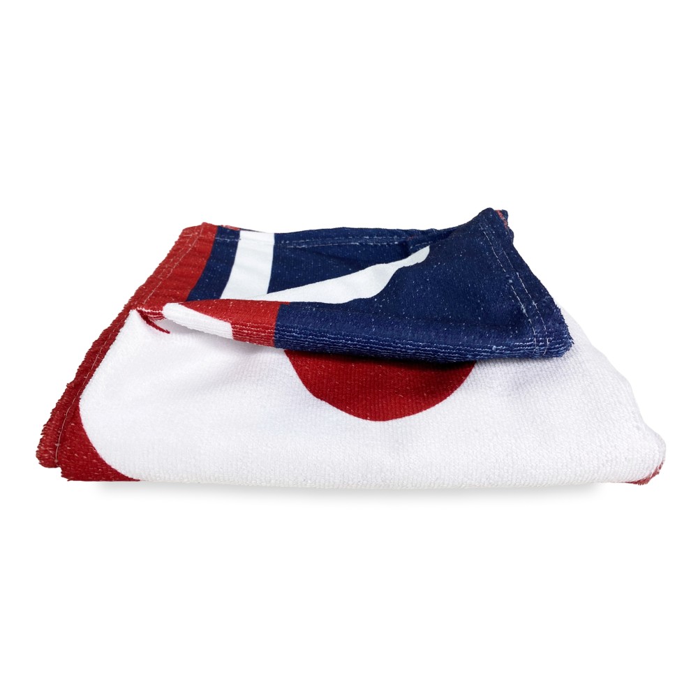 TOALLA DE PLAYA en ROJO AZUL 1909 tamaño grande cm. 90 x 170