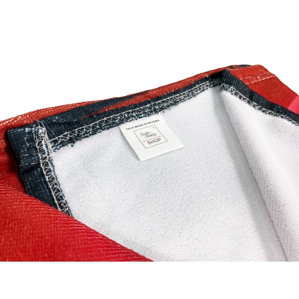 BEACH TOWEL in terry cloth VOLLEY-BALL Volleyball large size cm. 90 X 170