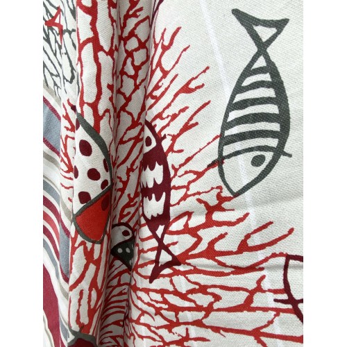 STRANDTUCH fouta GOLDFISCH GRÖSSE Large CM.100X200 mit Rucksack Strand KEEP CALM