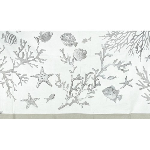 SERVIETTE DE PLAGE FOUTA CORALLI BEIGE TAILLE Grand CM.100X200 avec sac à dos Plage RESTEZ CALME