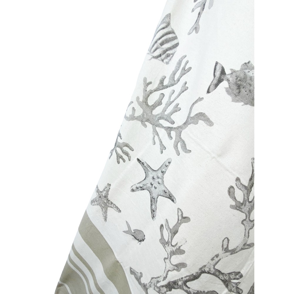 TELO MARE fouta CORALLI Beige MISURA Grande CM.100X200 con zaino Spiaggia KEEP CALM