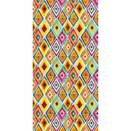 TOALLA DE PLAYA TUMBONA DE PELUCHE de colores diamantes En microfibra CON BOLSILLOS TAMAÑO cm. 80 x 190