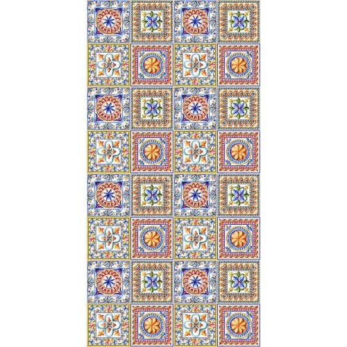 BEACH TOWEL TEDDY BED Majolica In microfiber WITH POCKETS SIZE cm. 80 X 190