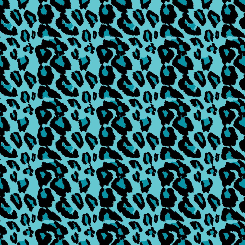 TELO Mare LETTINO TEDDY LEOPARDO BLU in microfibra CON TASCHE MISURA cm. 80 X 190