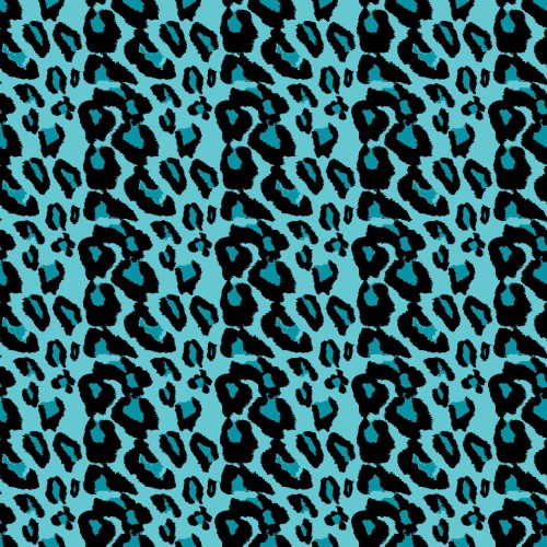 STRANDTUCH BLAU LEOPARD TEDDY SONNENLIEGE aus Mikrofaser MIT TASCHEN GRÖSSE cm. 80 X 190 CM