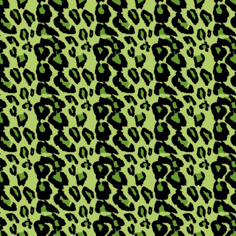 telo mare da lettino leopardato verde