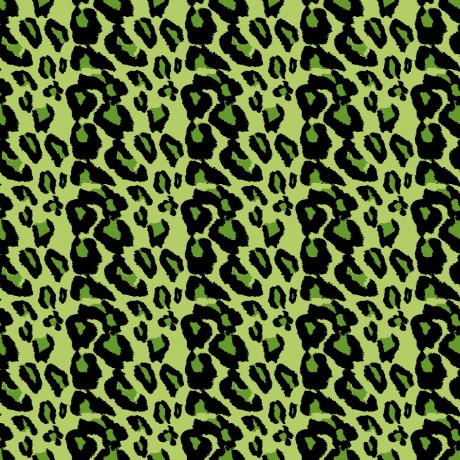 telo mare da lettino leopardato verde