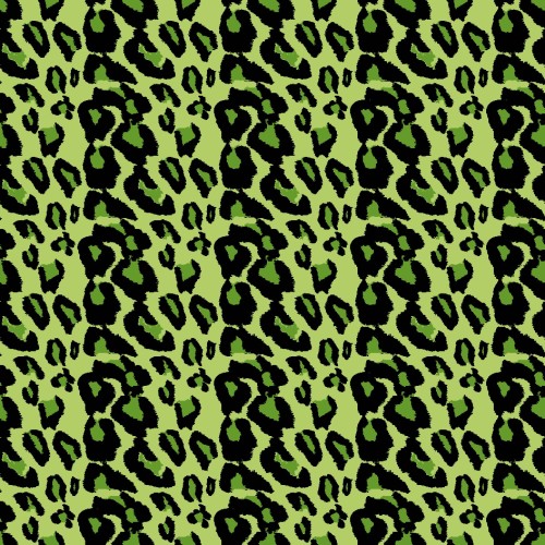 BEACH TOWEL GREEN LEOPARD TEDDY SUNBED in microfiber WITH POCKETS SIZE cm. 80 X 190