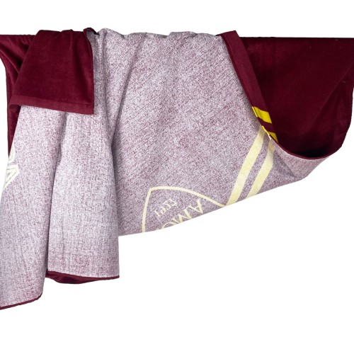 SERVIETTE DE PLAGE SPORTS DE ROME DE GRANDE TAILLE, LE CM. 90 X 170 ORIGINAL A. S. ROMA SAC à dos TEXFAMILY et une carte