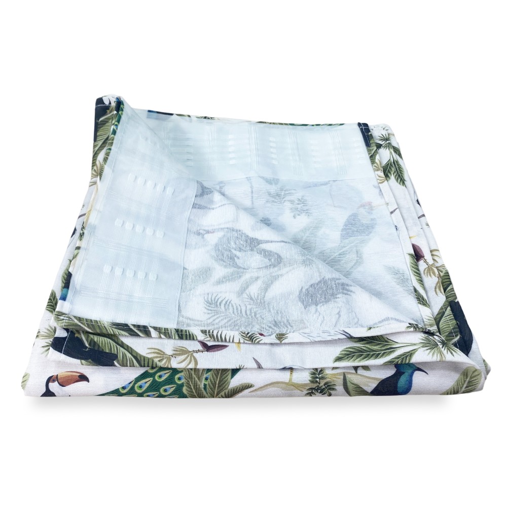 TENDA BIRDY Con Uccelli cm.150X280 confezionata MADE in ITALY