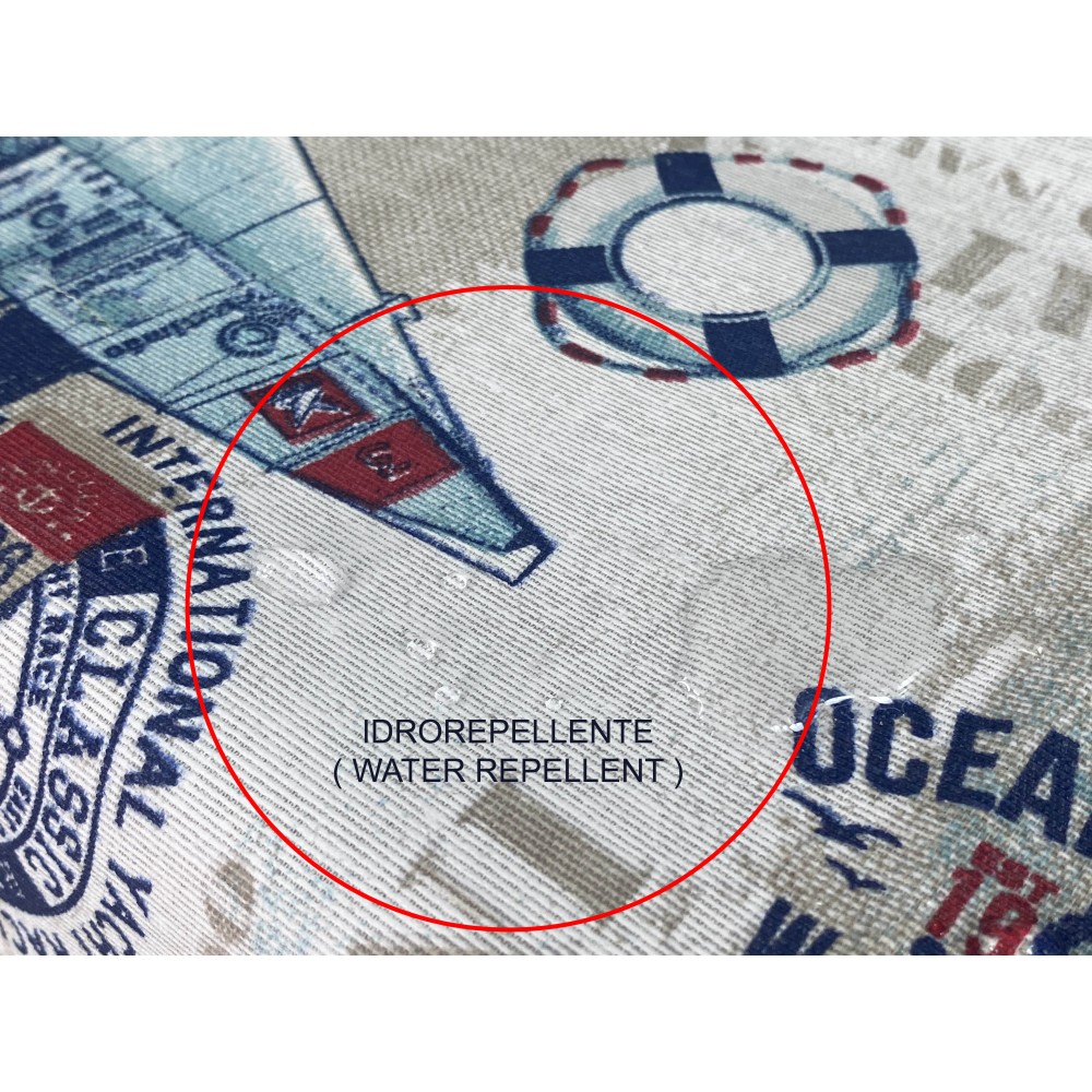 MANTEL ANTIMANCHAS TORINO RESINADO MARE VELA Azul