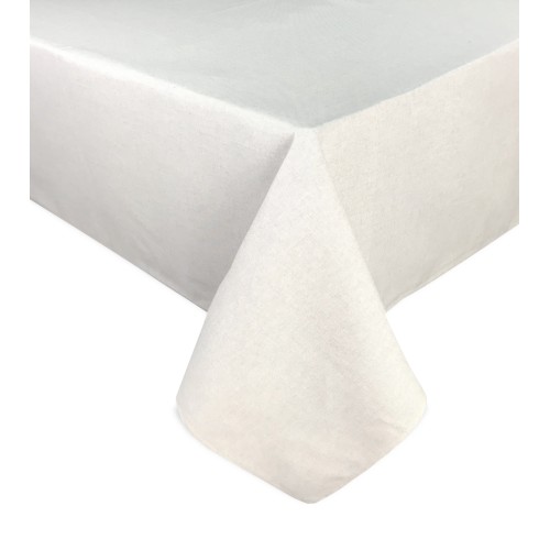 SCHMUTZABWEISENDE TISCHDECKE HARZBESCHICHTET TORINO Einfarbig ECRÙ