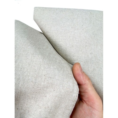 STAIN-RESISTANT TABLECLOTH RESIN-COATED TORINO Solid color ECRÙ