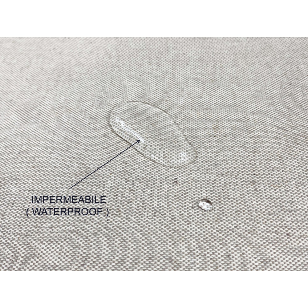 NAPPE ANTITACHES RÉSINE TORINO Couleur unie ECRÙ