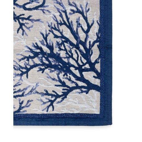 Non-slip MAT Sea SEA Blue Corals Made in Italy