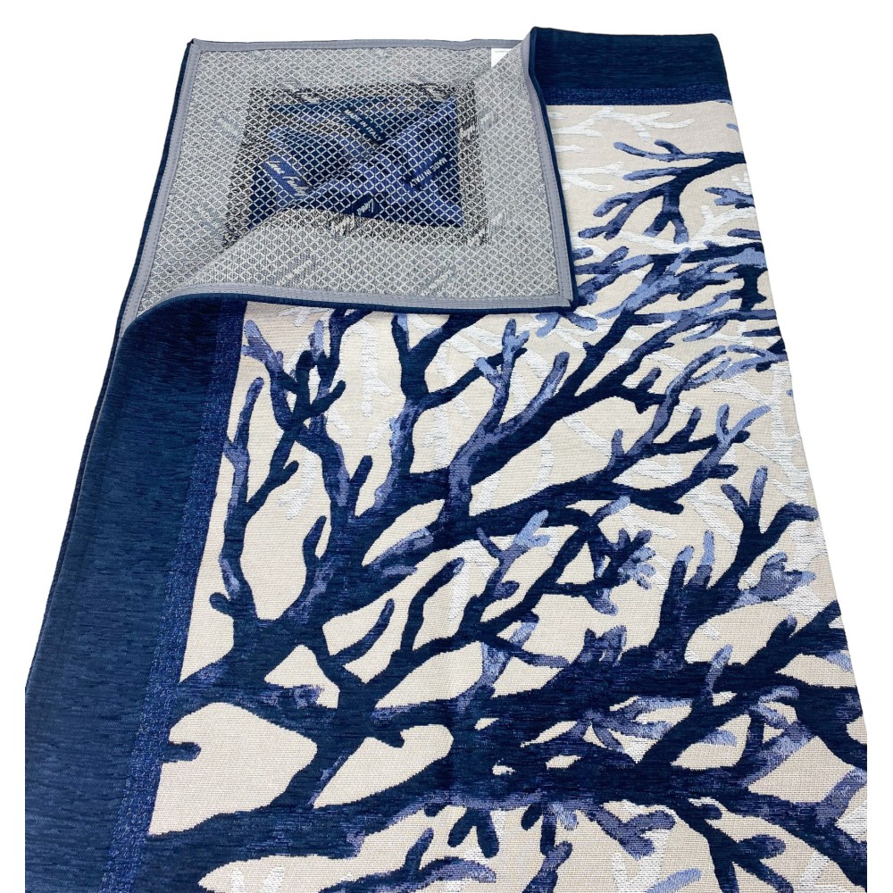Non-slip MAT Sea SEA Blue Corals Made in Italy