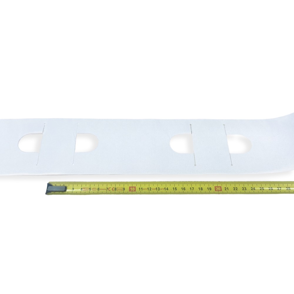 FETTUCCIA per TENDA Riloga ARRICCIA TENDE  Mod. PASSANTE Made in Italy