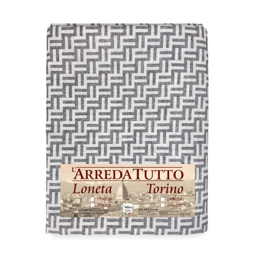 SERVIETTE D’AMEUBLEMENT GRAND FOULARD COUVRE-LIT Housse de canapé FASHION FABRIC Gris