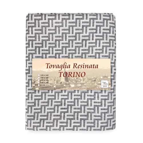 stain-resistant TORINO Fashion grey stain-resistant tablecloth