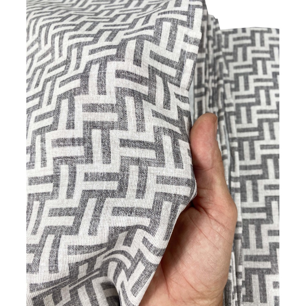 schmutzabweisende TORINO Fashion graue schmutzabweisende Tischdecke