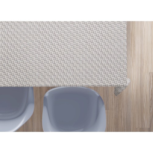 schmutzabweisende TORINO Fashion graue schmutzabweisende Tischdecke