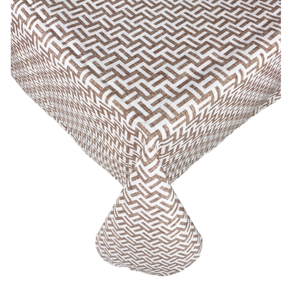 SCHMUTZABWEISENDE TISCHDECKE RESINATED TORINO Fashion beige