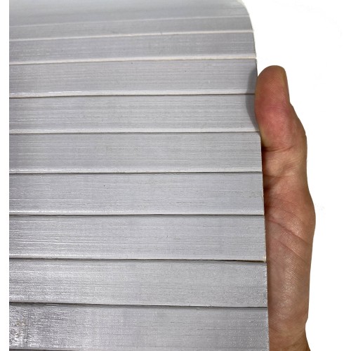 TAPPETO cucina IN LEGNO bamboo WOODY unito Grigio