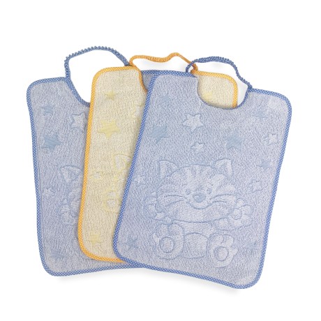 SET 3 BIBS CUDDLE BABY BIBS...