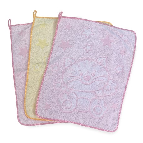 SET 3 NURSERY TOWELS FOR...